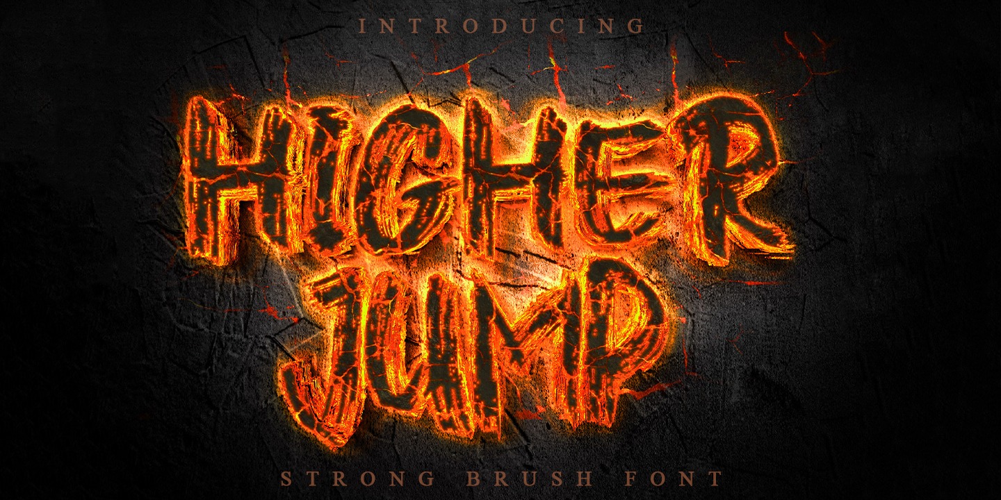Ejemplo de fuente Higher Jump